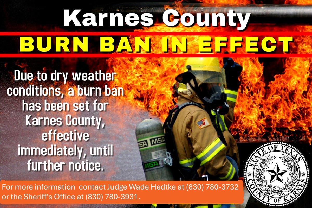 Burn Ban In Effect
